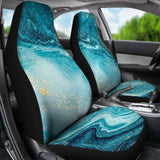 Teal Marble Cl Car Seat Covers 110424 - YourCarButBetter