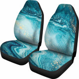 Teal Marble Cl Car Seat Covers 110424 - YourCarButBetter