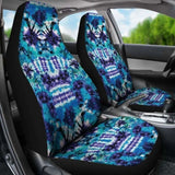 Teal Purple And Blue Tie Dye Car Seat Covers 154230 - YourCarButBetter