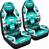 Teal Winter Camp Car Seat Covers 105905 - YourCarButBetter