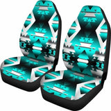 Teal Winter Camp Car Seat Covers 105905 - YourCarButBetter