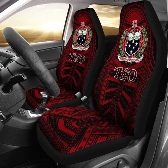 Te’O Samoa Polynesian Gardient Car Seat Covers - 105905 - YourCarButBetter