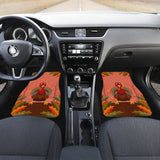 Thanksgiving Cute Turkey Car Floor Mats 211305 - YourCarButBetter