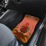 Thanksgiving Cute Turkey Car Floor Mats 211305 - YourCarButBetter