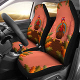 Thanksgiving Cute Turkey Car Seat Covers 211305 - YourCarButBetter