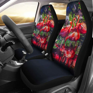 The Bahamas Car Seat Covers Flamingo (Set Of Two) 201010 - YourCarButBetter