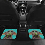 The Mandalorian Baby Yoda Car Floor Mats Movies Fan Gift 094201 - YourCarButBetter