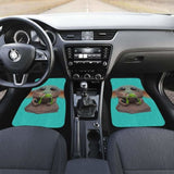 The Mandalorian Baby Yoda Car Floor Mats Movies Fan Gift 094201 - YourCarButBetter