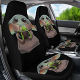 The Mandalorian Baby Yoda Car Seat Covers Movies Fan Gift 094201 - YourCarButBetter