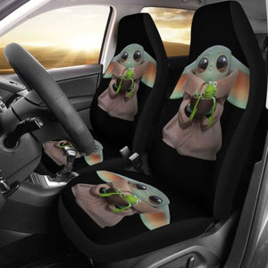 The Mandalorian Baby Yoda Car Seat Covers Movies Fan Gift 094201 - YourCarButBetter