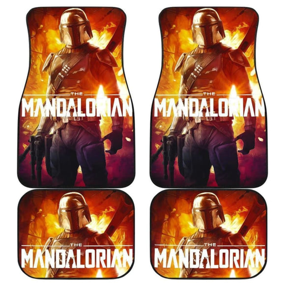 The Mandalorian Car Floor Mats Car Decor Idea 094201 - YourCarButBetter