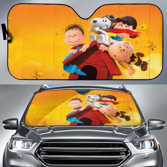 The Peanuts Car Auto Sun Shades 103406 - YourCarButBetter