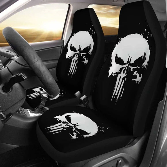 The Punisher Digital Awesome Seat Covers Amazing Best Gift Ideas 182417 - YourCarButBetter