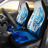 The Wolf Car Seat Covers Mandala Style 212502 - YourCarButBetter