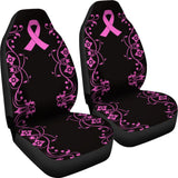 Themed Pink Ribbon Breast Cancer Car Seat Covers 550317 - YourCarButBetter