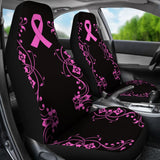 Themed Pink Ribbon Breast Cancer Car Seat Covers 550317 - YourCarButBetter