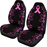 Themed Pink Ribbon Breast Cancer Car Seat Covers 550317 - YourCarButBetter