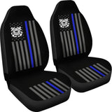 Thin Blue Line American Flag US Coast Guard Car Seat Covers Custom 1 210701 - YourCarButBetter