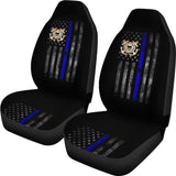 Thin Blue Line American Flag US Coast Guard Car Seat Covers Custom 2 210701 - YourCarButBetter