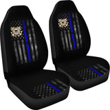 Thin Blue Line American Flag US Coast Guard Car Seat Covers Custom 2 210701 - YourCarButBetter