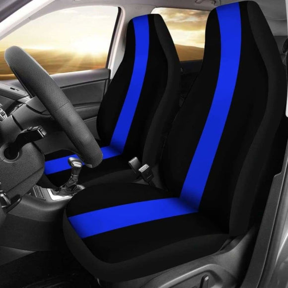 Thin Blue Line Car Seat Covers 153908 - YourCarButBetter