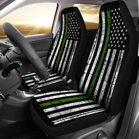 Thin Green Line Custom Car Accessories Car Seat Covers 1 213003 - YourCarButBetter
