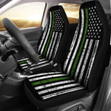 Thin Green Line Custom Car Accessories Car Seat Covers 1 213003 - YourCarButBetter