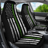 Thin Green Line Custom Car Accessories Car Seat Covers 2 213003 - YourCarButBetter