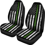 Thin Green Line Custom Car Accessories Car Seat Covers 2 213003 - YourCarButBetter