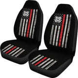 Thin Red Line American Flag US Coast Guard Car Seat Covers Custom 2 210701 - YourCarButBetter