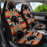 Thunder Bear Gray Car Seat Covers 105905 - YourCarButBetter