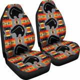 Thunder Bear Gray Car Seat Covers 153908 - YourCarButBetter