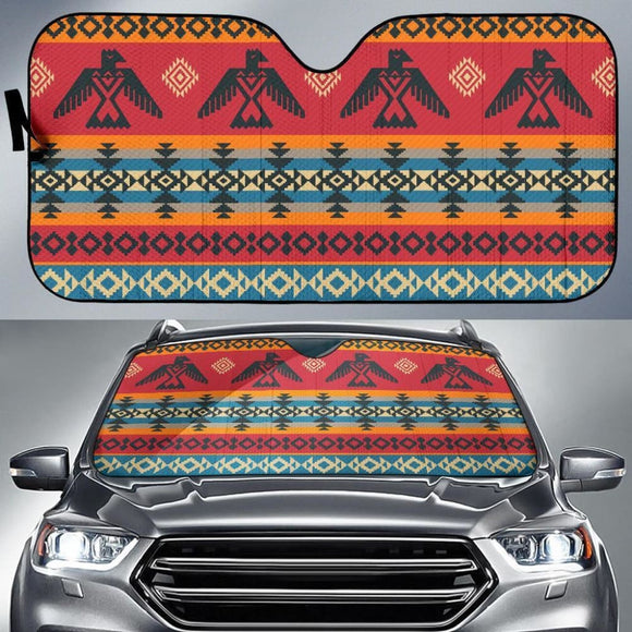 Thunder Birds Native American Pride Auto Sun Shades 093223 - YourCarButBetter