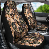 Tibetan Mastiff Full Face Car Seat Covers 232125 - YourCarButBetter