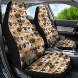 Tibetan Spaniel Full Face Car Seat Covers 154230 - YourCarButBetter