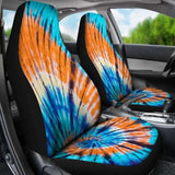 Tie Dye Blue Pattern Car Seat Covers 154230 - YourCarButBetter