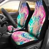 Tie Dye Pastel Car Seat Covers 154230 - YourCarButBetter