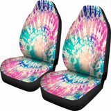 Tie Dye Pastel Car Seat Covers 154230 - YourCarButBetter