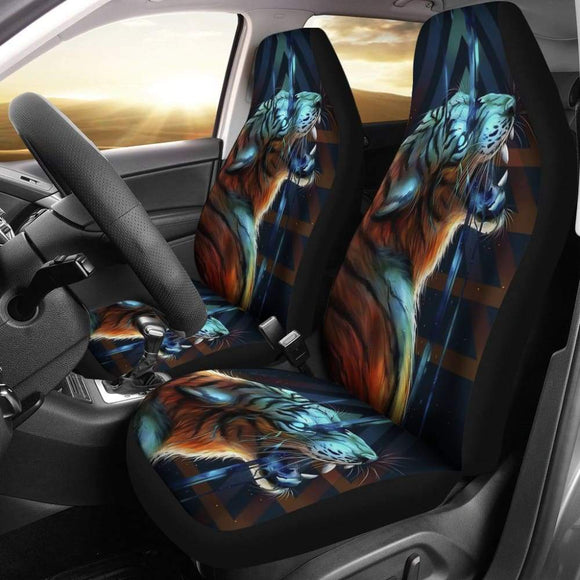 Tiger 3D Car Seat Covers 210203 - YourCarButBetter