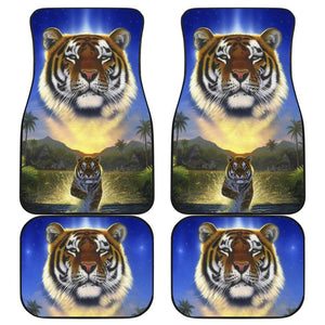 Tiger Art Animal Car Floor Mats Amazing Gift Ideas 210101 - YourCarButBetter