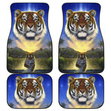 Tiger Art Animal Car Floor Mats Amazing Gift Ideas 210101 - YourCarButBetter