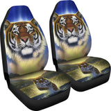 Tiger Art Animal Car Seat Covers Amazing Gift Ideas 210101 - YourCarButBetter