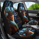 Tiger Art Design Animals Fantasy Car Seat Covers 210101 - YourCarButBetter