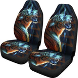 Tiger Art Design Animals Fantasy Car Seat Covers 210101 - YourCarButBetter