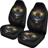Tiger Art Design Animals Fantasy Car Seat Covers 210203 - YourCarButBetter