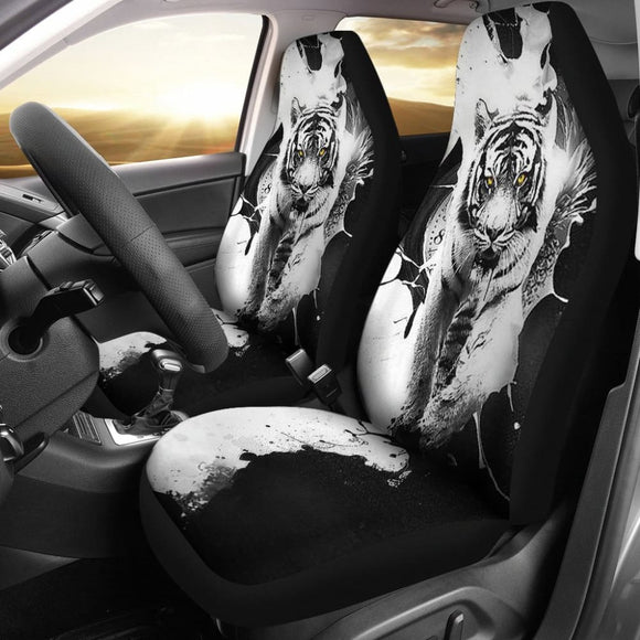 Tiger Car Seat Covers Custom Accessories Gift Idea 212701 - YourCarButBetter