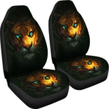Tiger Digital Art Animal Car Seat Covers 3 174510 - YourCarButBetter
