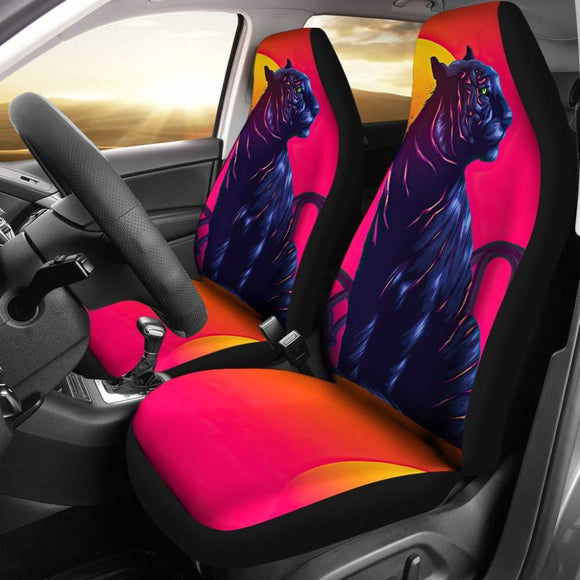 Tiger Digital Art Car Seat Covers 174510 - YourCarButBetter