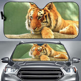 Tiger Rest Hd 4K Car Sun Shade 172609 - YourCarButBetter