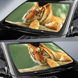 Tiger Rest Hd 4K Car Sun Shade 172609 - YourCarButBetter